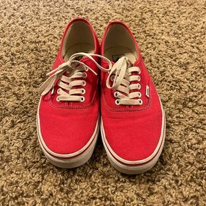 Authentic Red vans